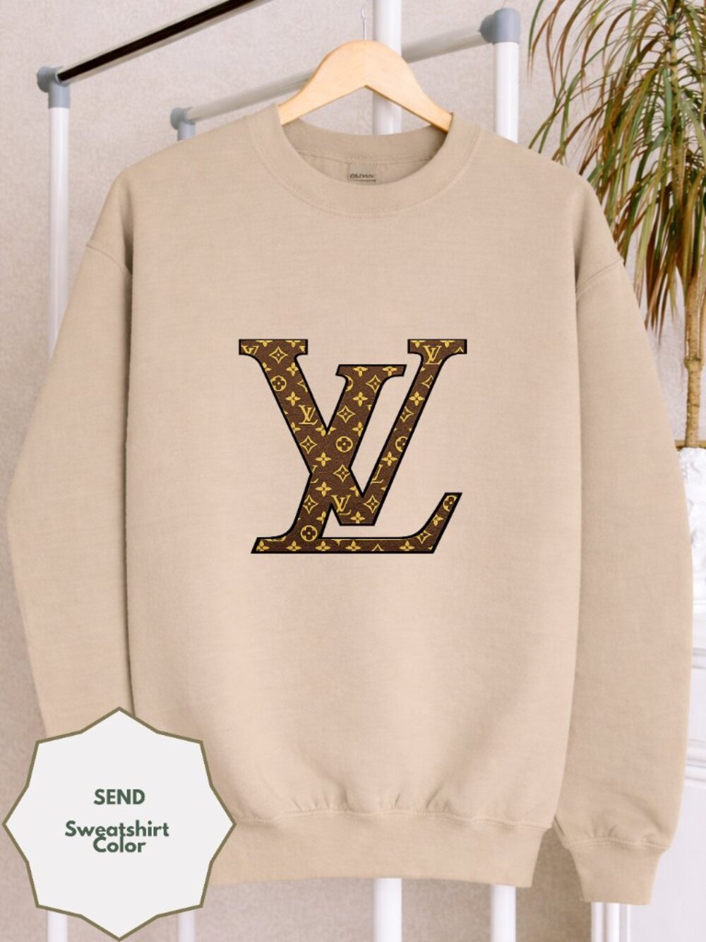 Personalized Fashion Sweatshirt Custom Crewneck Cozy Pullover Cute Aesthetic